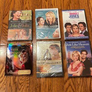 Lot of 6 Chic Flicks DVD’s, all new and sealed in wrapping